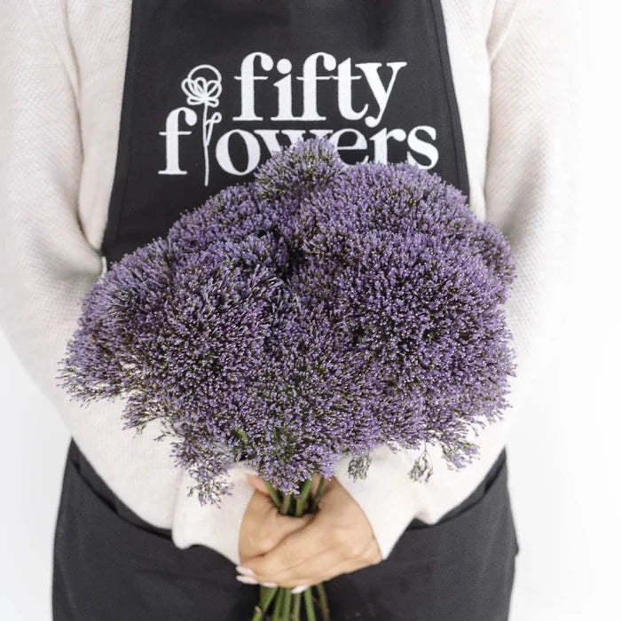 Trachelium Purple Flower Apron - Image