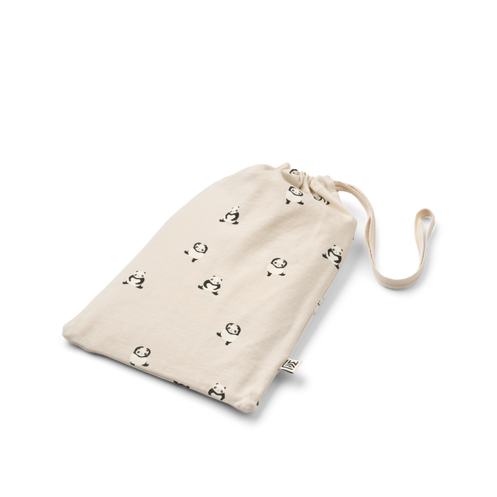 Liewood - Pyjamas Jumpsuit - Birk - Mini Panda/Sandy - Pouch