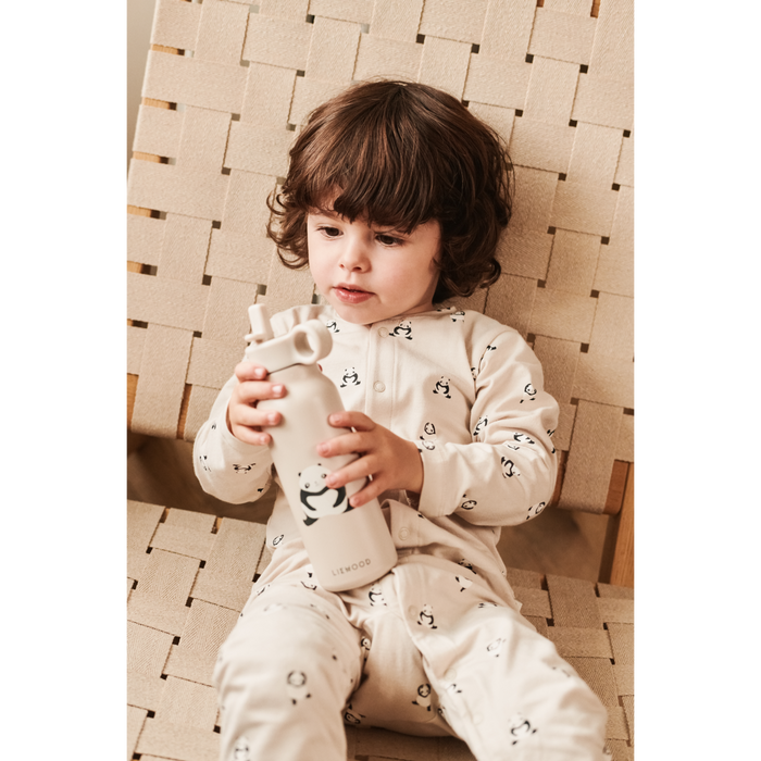 Liewood - Pyjamas Jumpsuit - Birk - Mini Panda/Sandy - Lifestyle Cut 2