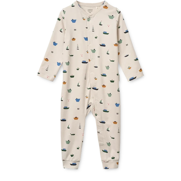 Liewood - Pyjamas Jumpsuit - Birk - Mini Sailing/Sandy