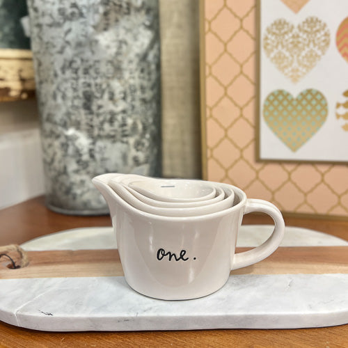 Rae Dunn Measuring Cup Set