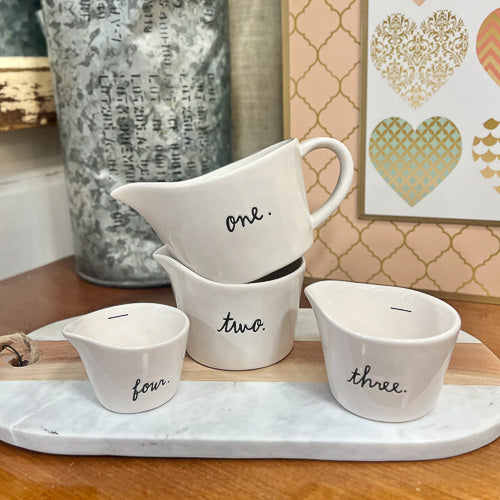 Rae Dunn Measuring Cup Set