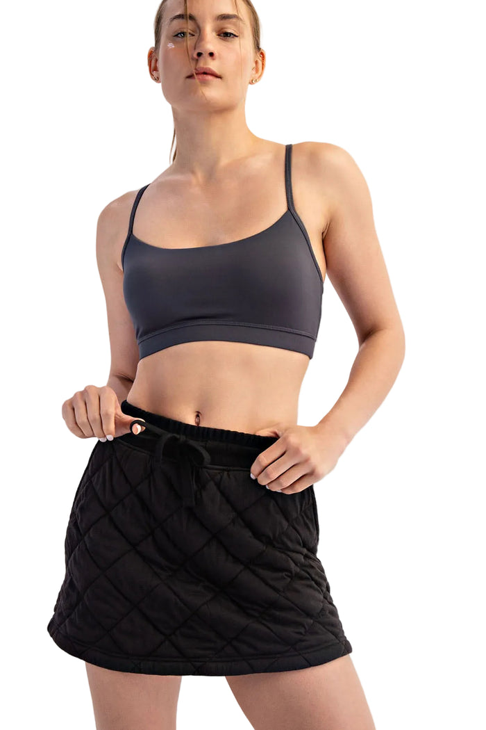 Rae Mode Quilted Mini Skort