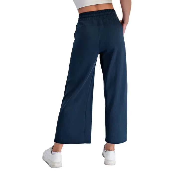 Rae Mode Women's Scuba Crop Wide Pants