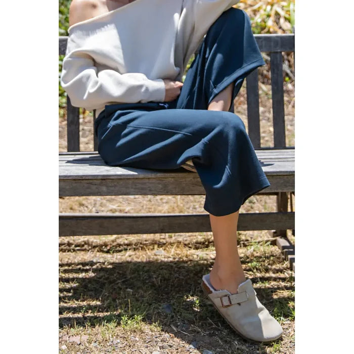Rae Mode Women's Scuba Crop Wide Pants