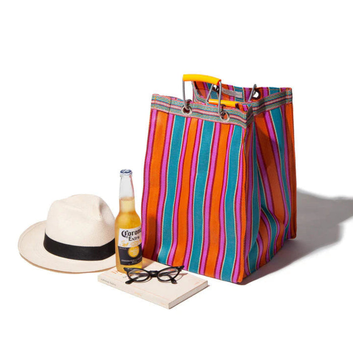 Recycled Plastic Stripe Bag - Rectangle D30 | Puebco