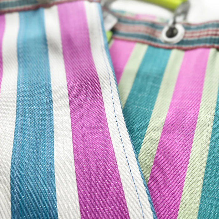 Recycled Plastic Stripe Bag - Rectangle D30 | Puebco