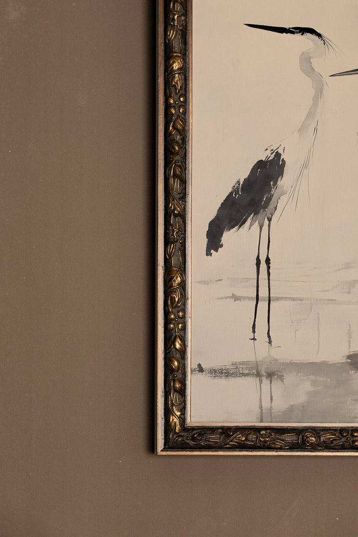 REFLET CÉLESTRE, Oeuvre sur toile rigide, encadré Vintage Bronze - Magnolia Lane co. Home + Garden + Gift