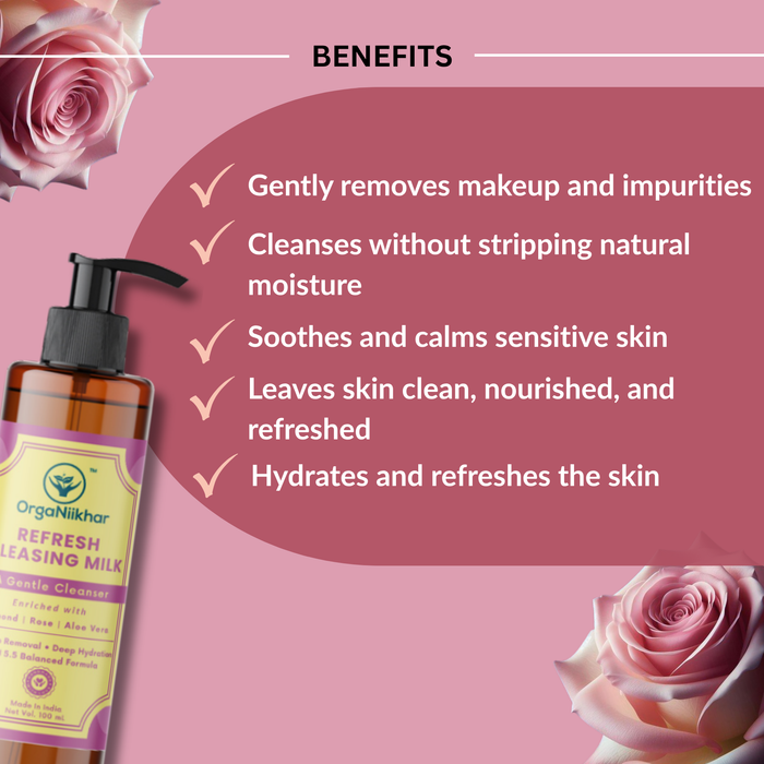 Refresh Cleansing Milk - A Gentle Cleanser