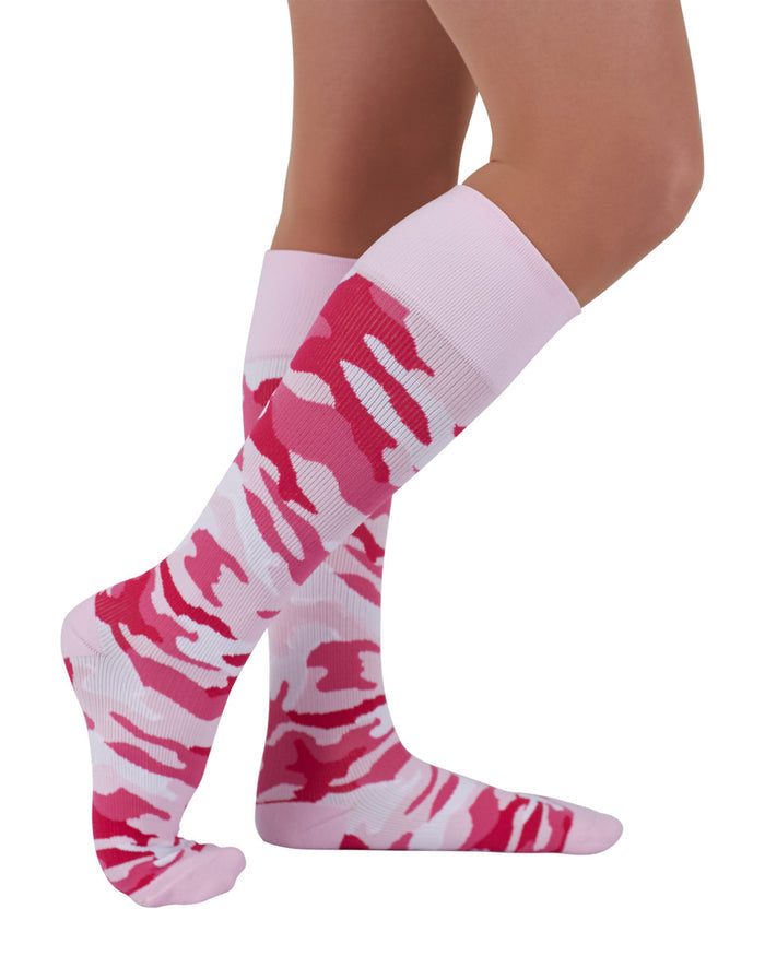 Rejuva Camo Compression Knee High 15-20mmHg - Compression Level: Moderate 15-20 MmHg - Unisex - Knee