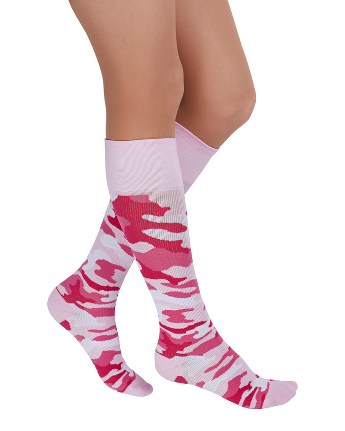 Rejuva Camo Compression Knee High 15-20mmHg - Compression Level: Moderate 15-20 MmHg - Unisex - Knee