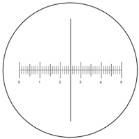 Reticle & Micrometer For Accu-Scope EXI-310 Microscope