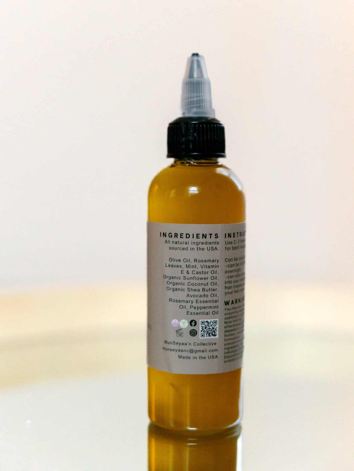 Rosemary Hair Growth Oil MunSeyaa'n Collective