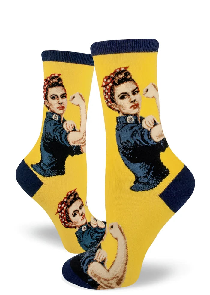 Rosie the Riveter Socks