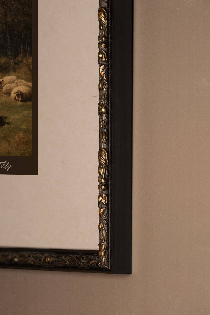SAINT-ANTOINE-DE-TILLY, Oeuvre sur toile rigide, encadré Vintage Bronze - Magnolia Lane co. Home + Garden + Gift