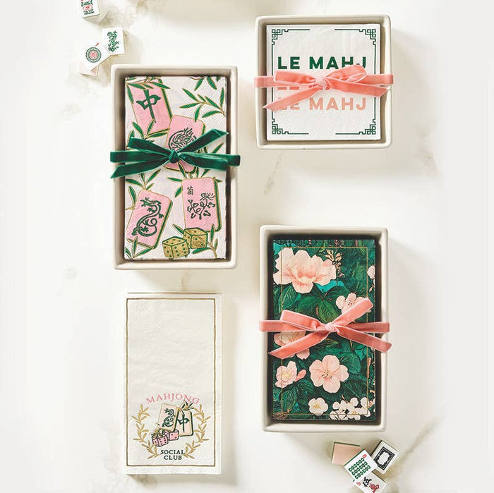 Santa Barbara Design Studio by Creative Brands - Ceramic Guest Napkin Tray + Napkins - Tiles