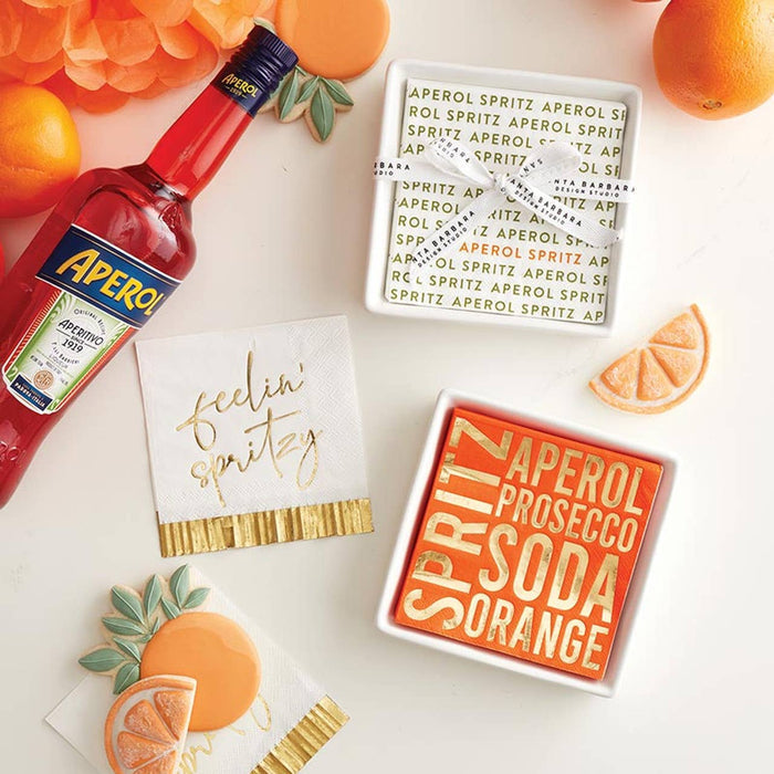 Santa Barbara Design Studio by Creative Brands - Cocktail Napkin with Fringe - Feelin’™ Spritzy