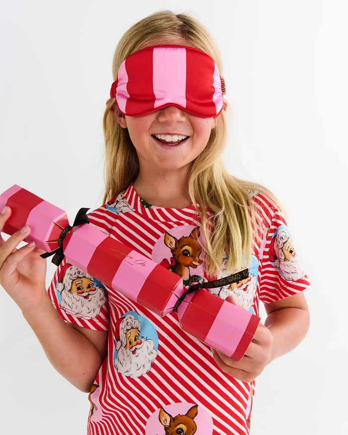 SATIN EYE MASK | Santa Baby