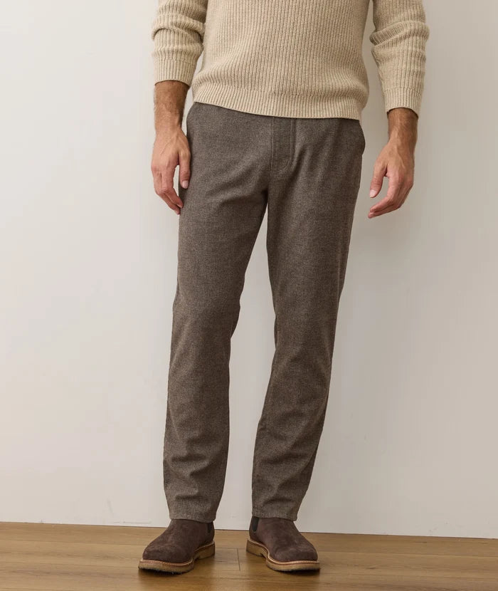 Saturday Houndstooth Chino - Slim Straight Dark Taupe