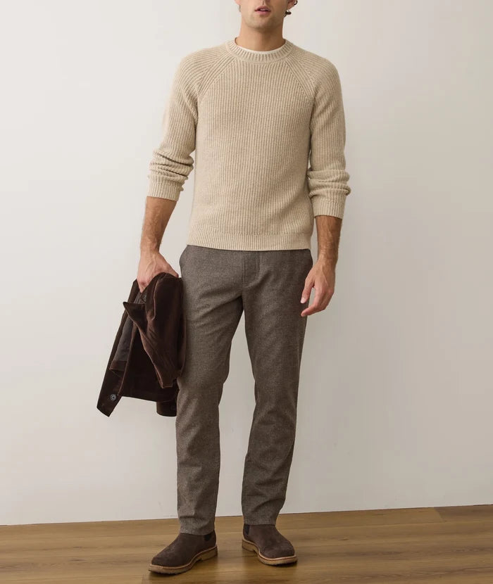 Saturday Houndstooth Chino - Slim Straight Dark Taupe