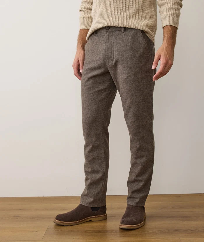 Saturday Houndstooth Chino - Slim Straight Dark Taupe
