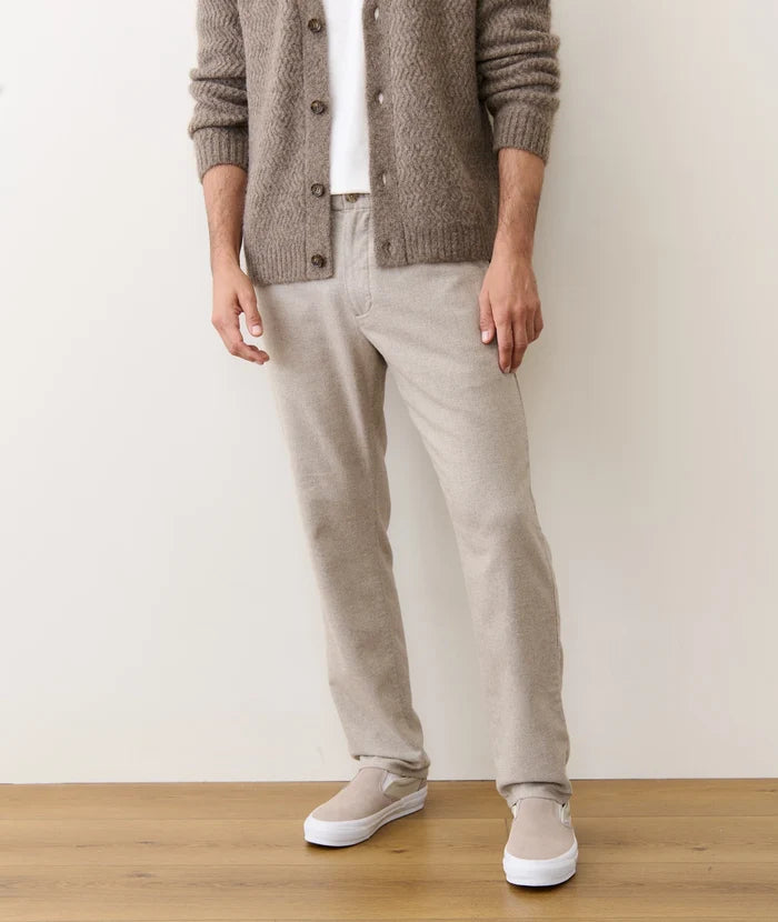 Saturday Houndstooth Chino - Slim Straight Oatmeal