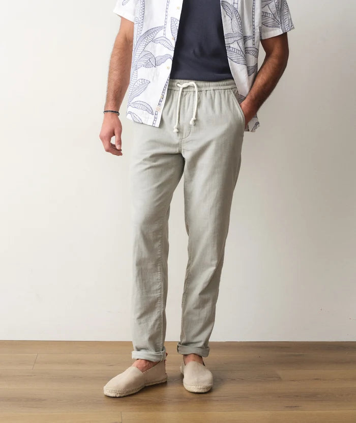 Saturday Stretch Beach Pant Faded Vetiver