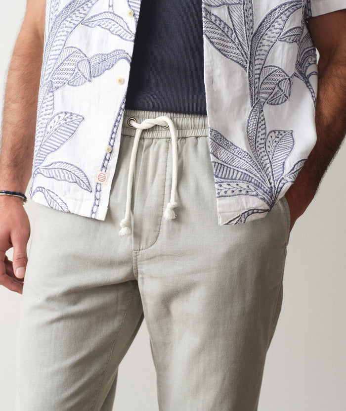 Saturday Stretch Beach Pant Faded Vetiver