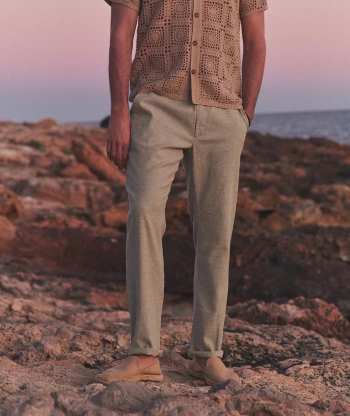 Saturday Stretch Beach Pant Faded Vetiver
