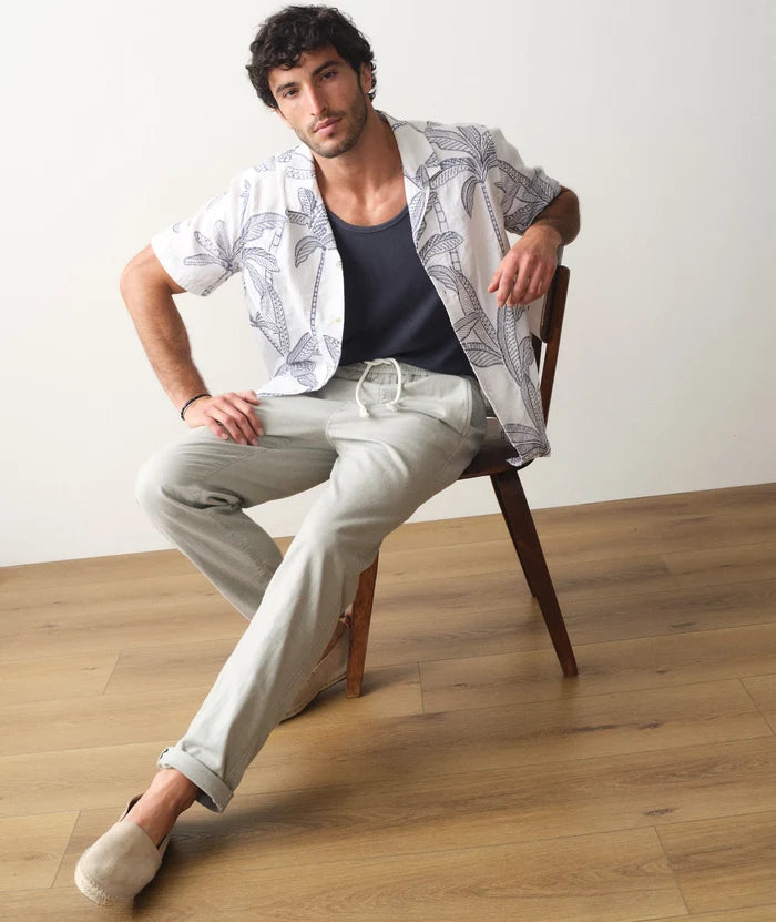 Saturday Stretch Beach Pant Faded Vetiver