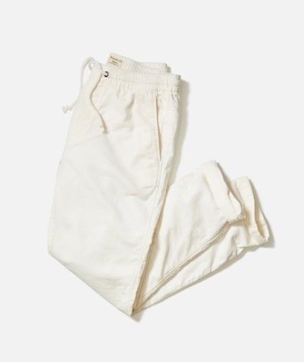 Saturday Stretch Beach Pant White
