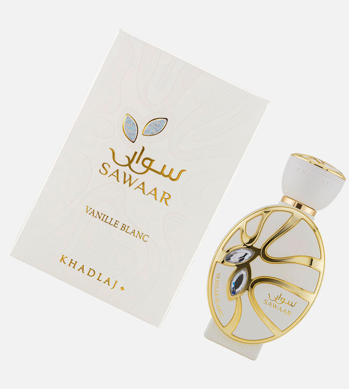 SAWAAR VANILLE BLANC 100 ML EXTRAIT DE PARFUM SPRAY FOR WOMEN - Khadlaj Perfumes