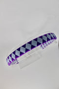 School Hair Accessories - Pleated Purple and Bluebell Hair Band