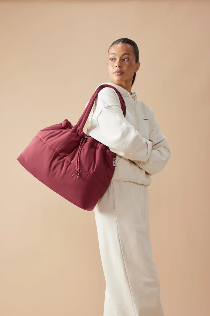 SCRUNCH BASE in Burgundy + Burgundy by Base Supply