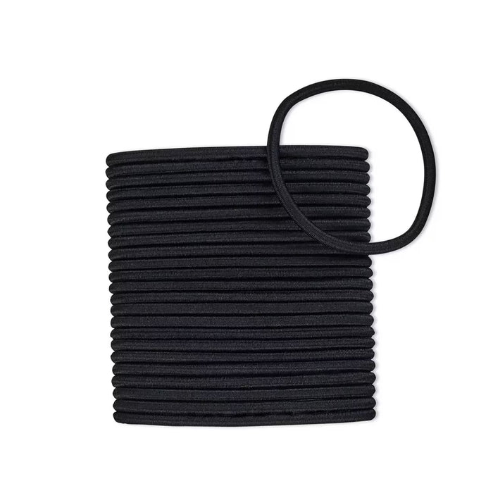 Scünci No Damage Heavy Duty Hair Ties Black 5mm - 24 Ct - 48 Pack