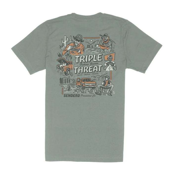 Sendero Men's Triple Threat Short Sleeve T-Shirt