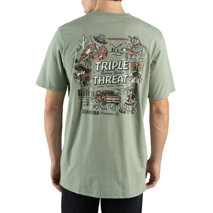 Sendero Men's Triple Threat Short Sleeve T-Shirt