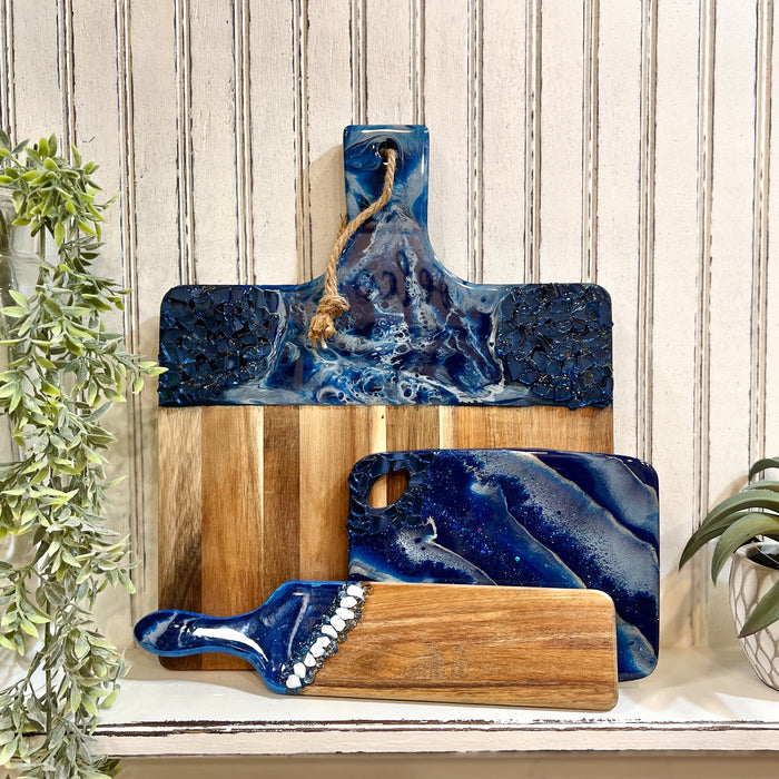 Shades of Blue Decorative Boards