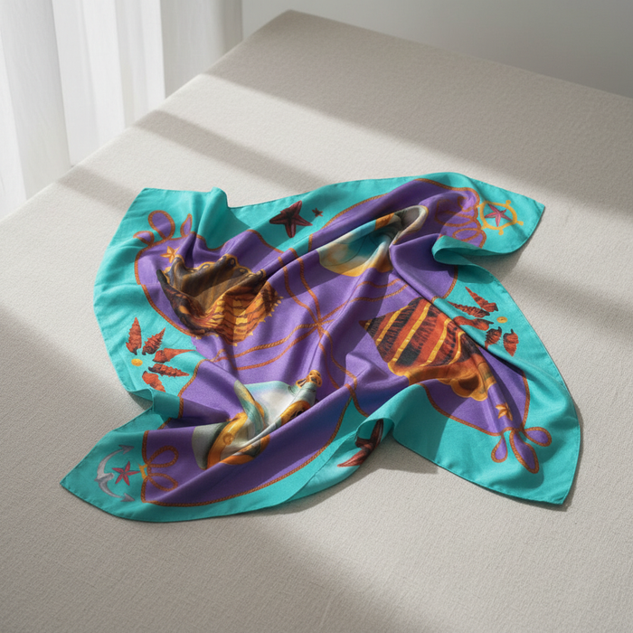 Shells Foulard - Linen