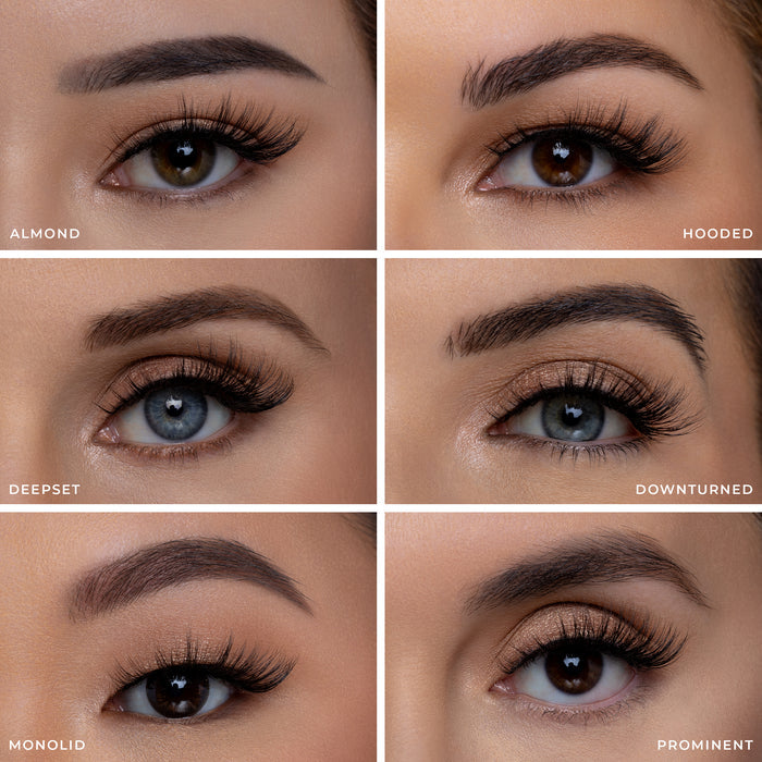 Multiple eye shapes wearing Show Off.