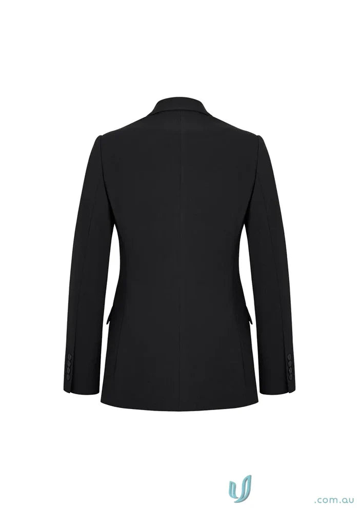 Black tailored blazer from the Siena Longline Jacket collection for women
