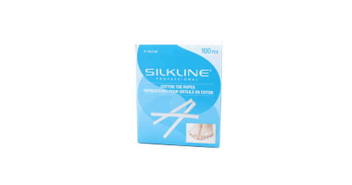 Silkline Cotton Toe Rope (Long, 6") (100/Box)