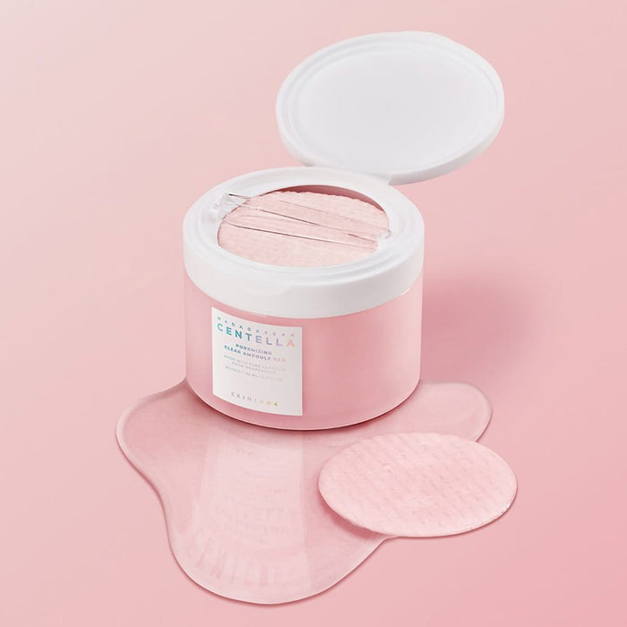 SKIN1004 Madagascar Centella Poremizing Clear Ampoule Pad (60 Pads) SKIN1004 وسادة أمبولات شفافة لتفتيح المسام من مدغشقر بخلاصة السنتيلا - Princess Cosmetics Qatar