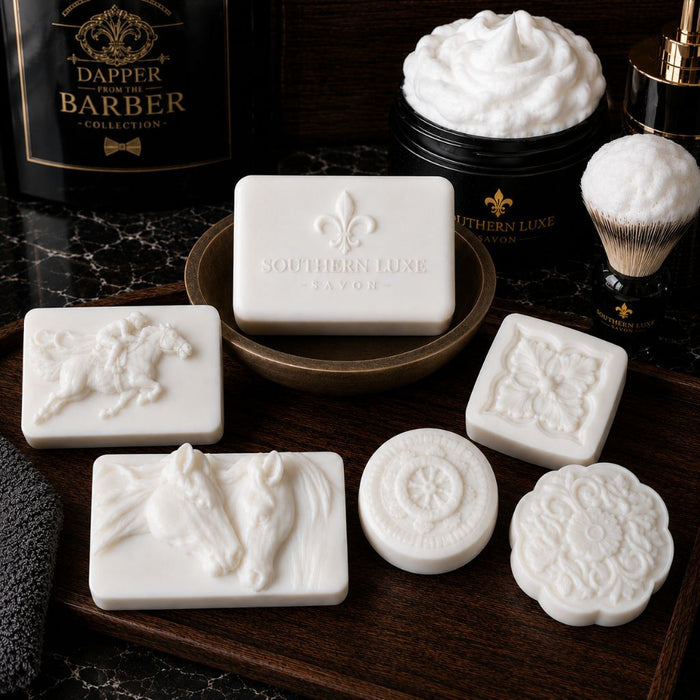 DAPPER FROM THE BARBER "GENTLEMAN'S TRAILS" GENTLE CLEANSE GUEST SOAPS - Southern Luxe Savon