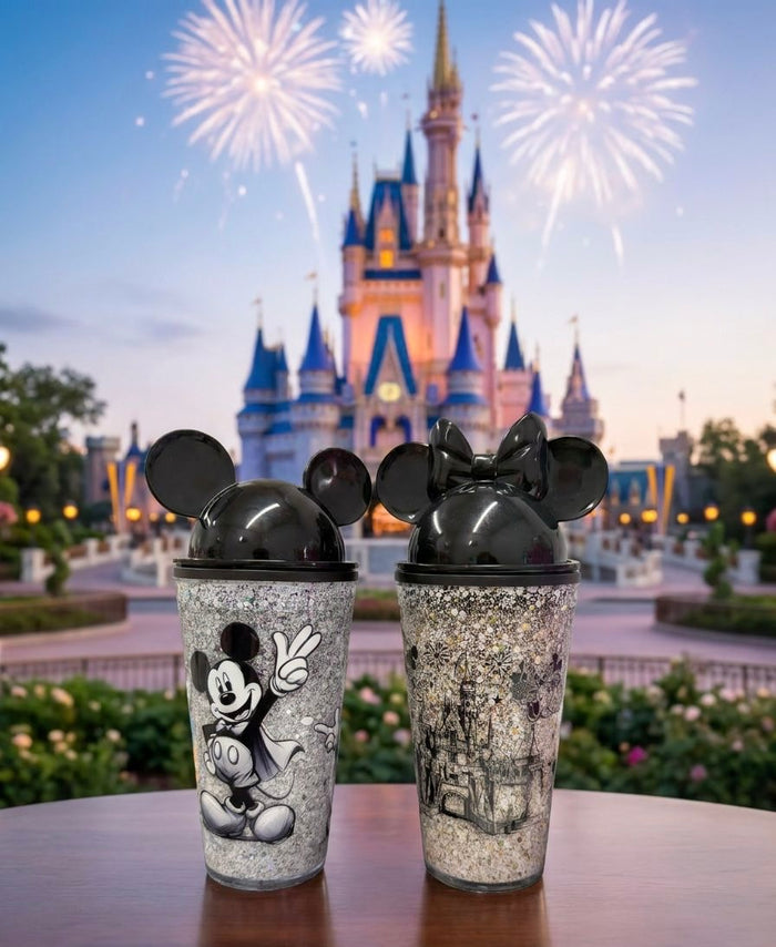 Snowglobe Minnie & Mickey Tumbler