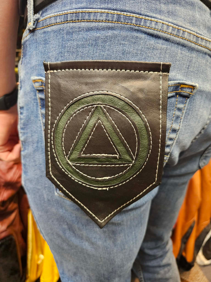 Sober Pride Pocket Flag