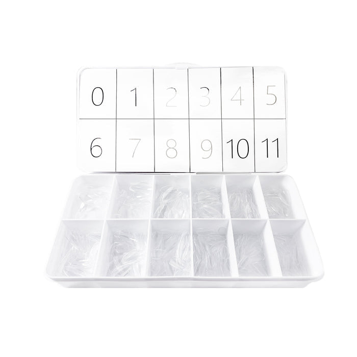 Soft Gel Tips | Almond Active Clear - 600pk | Fuzion Gel
