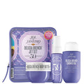 Sol de Janeiro Delícia Drench Jet Set bath and body set with luxurious lotions and body creams, featuring tropical scent and vibrant packaging.