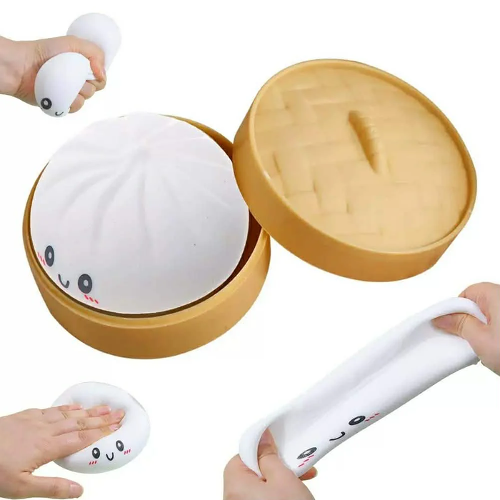 Solid Color Dumpling Dough Like Squish Toy (Choose Mystery or Color!)