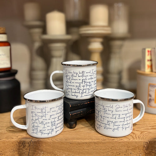 Song Lyrics Mug
